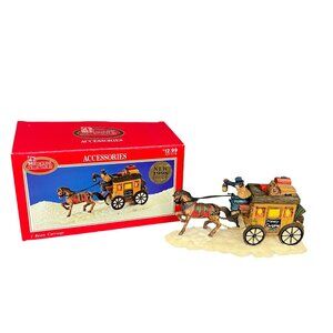 Dickens Collectible Accessories Vintage 1998 Resin Carriage Christmas 433-0718